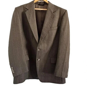 Warren Sewell sport jacket blazer suit jacket men's brown size 44L made in usa